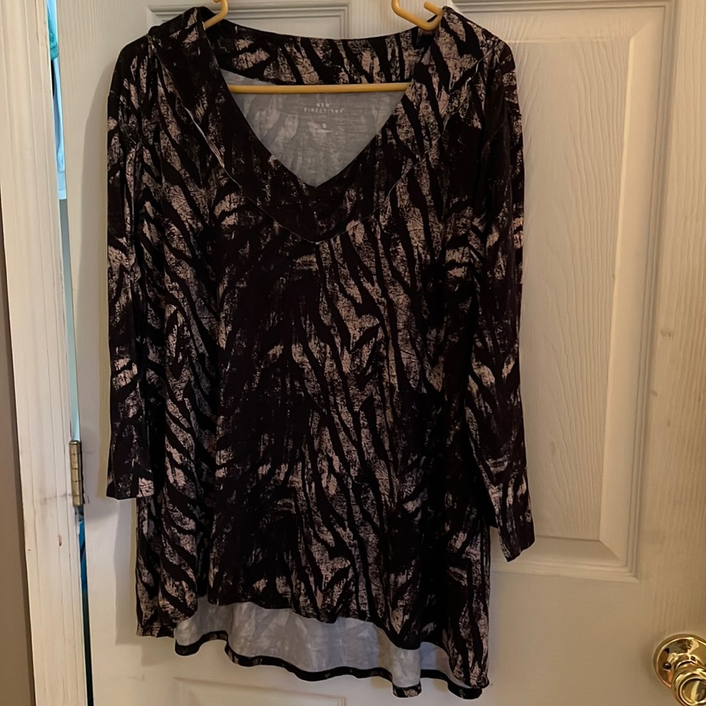 Zebra blouse.